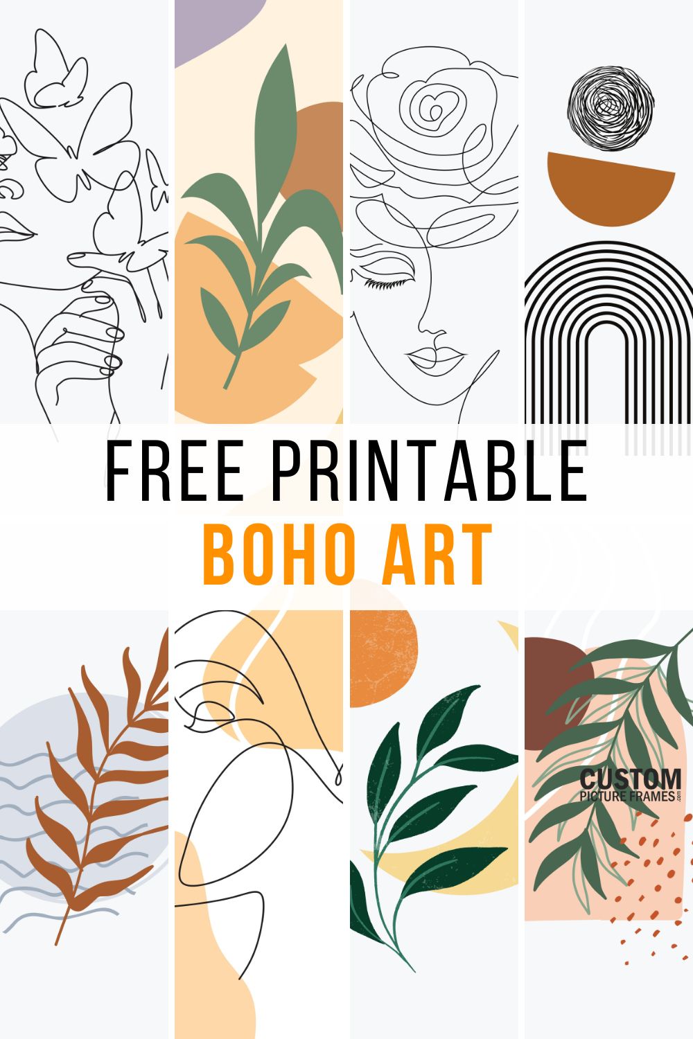 Free Printable Boho Art Pin
